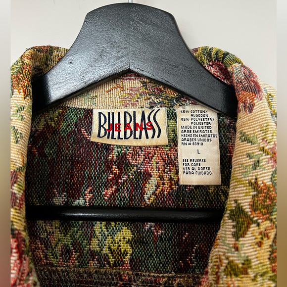 Vintage Bill Blass Floral Carpet Bag Jacket - Picture 2 of 4